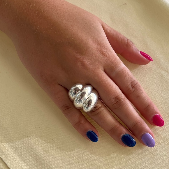 Jewelry - Sterling Silver Mexican Overlap Ring